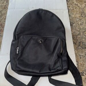 Kate Spade black nylon backpack.